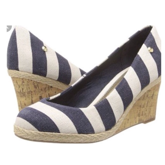 Life Stride Shoes - Life stride striped wedge espadrilles
